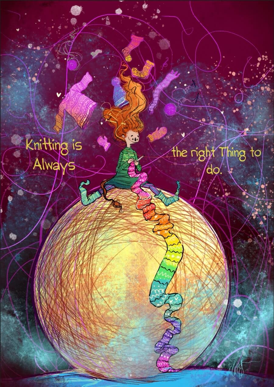 Knitting is always a good idea